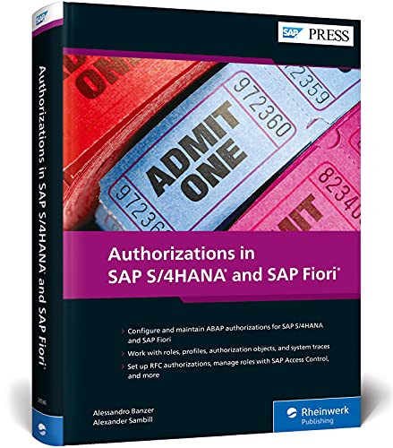 Authorizations In Sap S/4Hana And Sap Fiori (Sap Press)