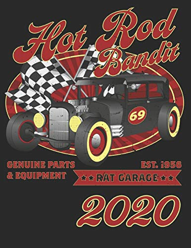 Personal Organizer "Rock Hot Bandit": Terminplaner, organiseur personnel, organizador personal, agenda for 2020