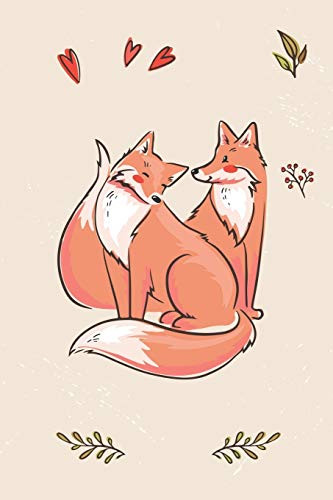 Valentine Foxes: Papgergames Hangman (6x9 Inches) with 120 Pages