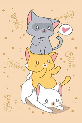 Cute Cat tower: Notebook graph paper 120 pages 6x9 perfect as math book, sketchbook, workbook and diary for cat fans