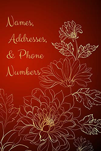 Names, Addresses, & Phone Numbers: Small Tabbed Address Book. A-Z Alphabetical Tabs. - 9781676718321