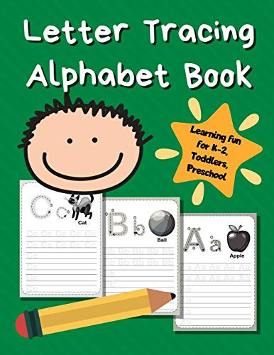 Letter Tracing Alphabet Book: ABC Learning Book for Kids | Toddlers, Preschool, K-2 | Green