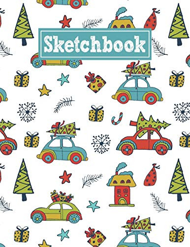 Sketchbook: 8.5 x 11 Notebook for Creative Drawing and Sketching Activities with New Year Themed Cover Design