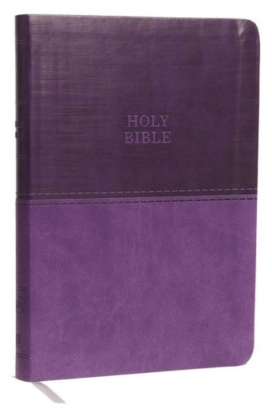 Kjv, Value Thinline Bible, Large Print, Leathersoft, Purple, Red Letter, Comfort Print: Holy Bible, King James Version