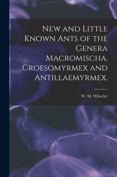 New And Little Known Ants Of The Genera Macromischa, Croesomyrmex And Antillaemyrmex.