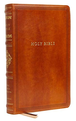 KJV, Personal Size Reference Bible, Sovereign Collection, Leathersoft, Brown, Red Letter, Comfort Print: Holy Bible, King James Version
