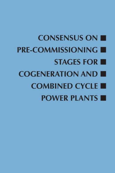 Consensus On Pre-Commissioning Stages For Cogeneration And Combined Cycle Power Plants