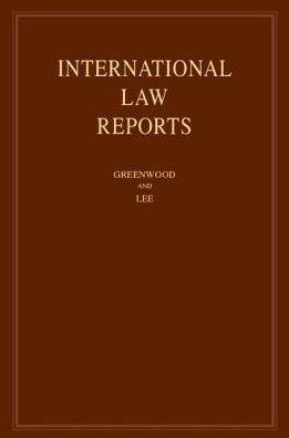 International Law Reports: Volume 181 (International Law Reports, Series Number 181)
