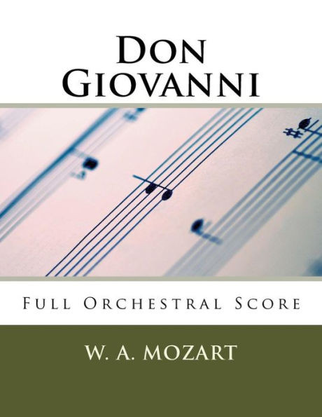 Don Giovanni (Full Orchestral Score): Peters Edition