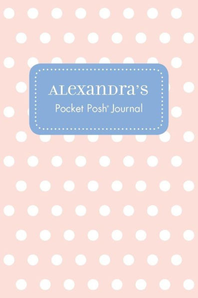 Alexandra'S Pocket Posh Journal, Polka Dot