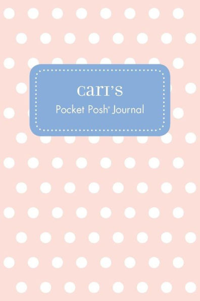 Cari'S Pocket Posh Journal, Polka Dot