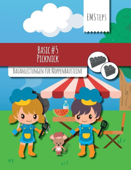 Emsteps #05 Picknick: Bauanleitungen Für Noppenbausteine (Emsteps Basic) (German Edition)
