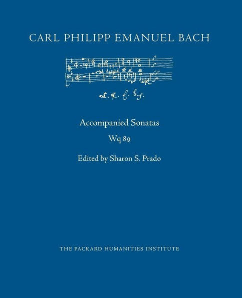 Accompanied Sonatas, Wq 89 (Cpeb: Cw Offprints)