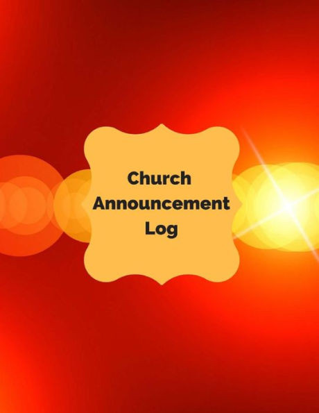 Church Announcement Log (Church Logs)