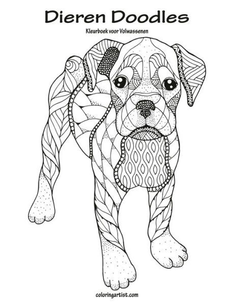 Dieren Doodles Kleurboek Voor Volwassenen 1 (Dutch Edition)