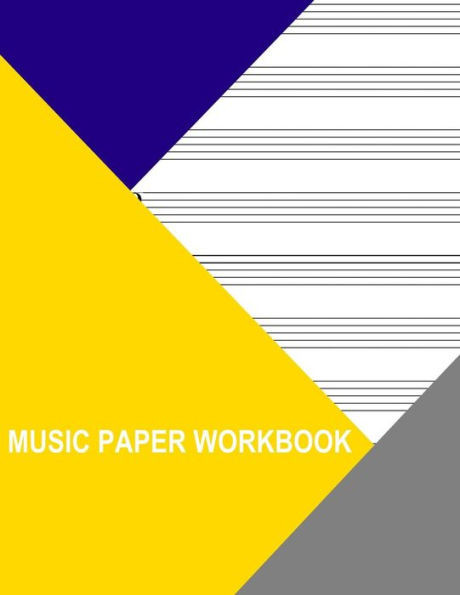 Music Paper Workbook: Solo Alto Cleff With Accompanist