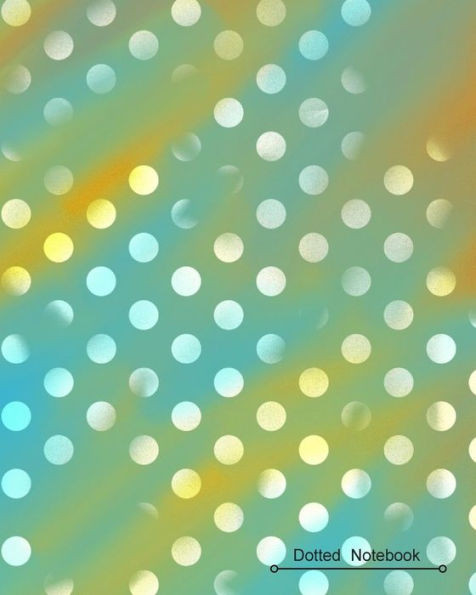 Dotted Notebook: Polka Dot Cover: Dotted Journal, Planner, Work Book, Sketch Book, 5Mm Dot Grid Book For Daily Use, 8X10 Paperback