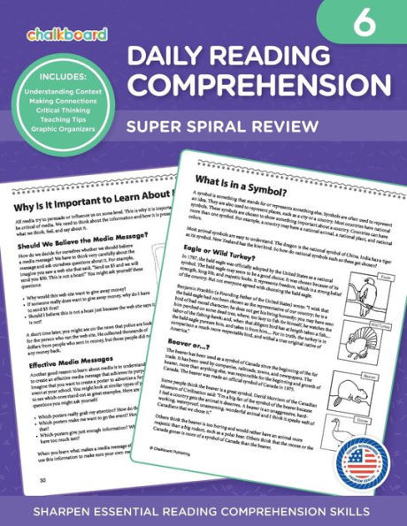 Daily Reading Comprehension Grade 6 (Chalkboard Books)