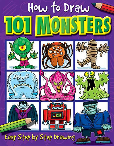 How to Draw 101 Monsters: Easy Step-by-step Drawing (How to draw)