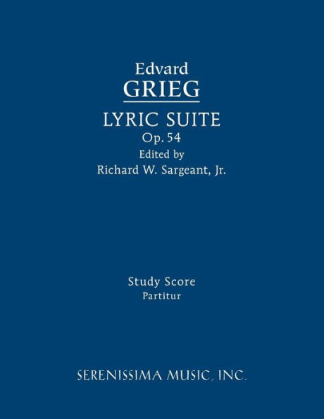 Lyric Suite, Op.54: Study Score