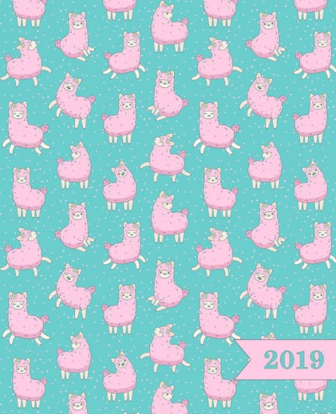 Agenda 2019 Settimanale: 19X23Cm: Agenda 2019 Settimanale Italiano: Lama Rosa Sul Blu 4749 (Italian Edition)