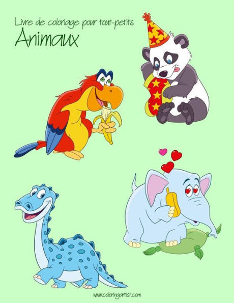 Livre De Coloriage Pour Tout-Petits Animaux 3 (French Edition)