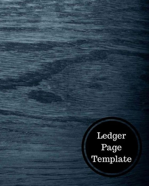 Ledger Page Template: Columnar 5 Column