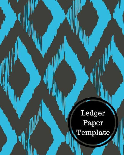 Ledger Paper Template: 4 Column Columnar