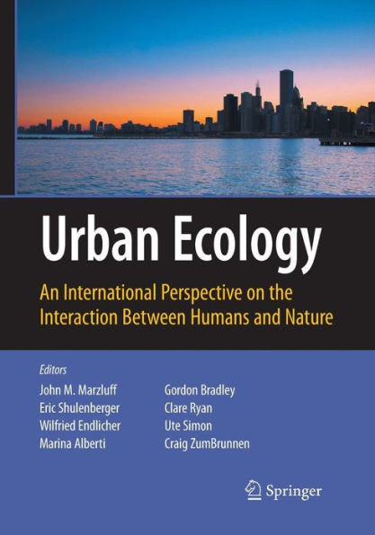 Urban Ecology: An International Perspective On The Interaction Between Humans And Nature