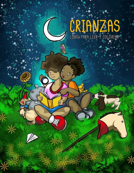 Crianzas: Libro para leer y colorear (Spanish Edition)