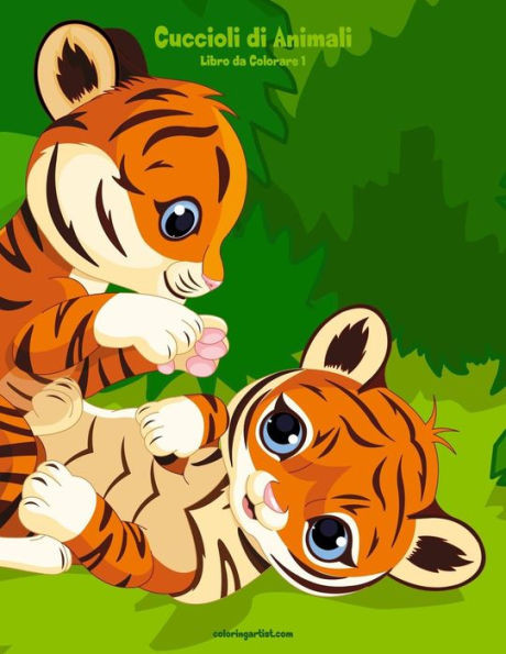 Cuccioli di Animali Libro da Colorare 1 (Italian Edition)