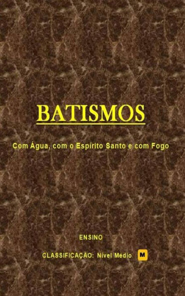 BATISMOS: Batismo com água, com o Espírito Santo e com fogo. (Portuguese Edition)