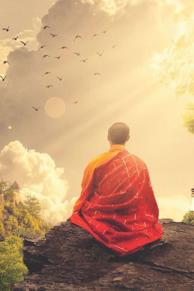 Achtsamkeitstagebuch: Notiere und plane deine täglichen Meditationen ? Sammle und fokussiere deine Gedanken ? Finde innere Ruhe und Gelassenheit ? 6x9 Format ? Motiv: MOnch (German Edition)