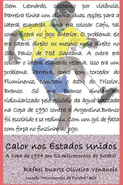 Calor nos Estados Unidos: A Copa de 1994 em 52 microcontos de futebol (Portuguese Edition)