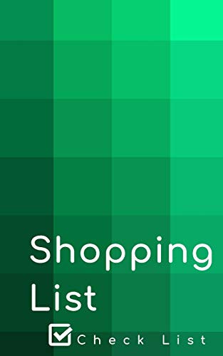 Shopping List: Empty shopping list pages for your daily purchases. (Control The Chaos)