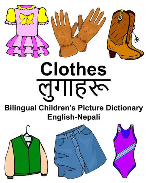 English-Nepali Clothes Bilingual Children's Picture Dictionary (FreeBilingualBooks.com)