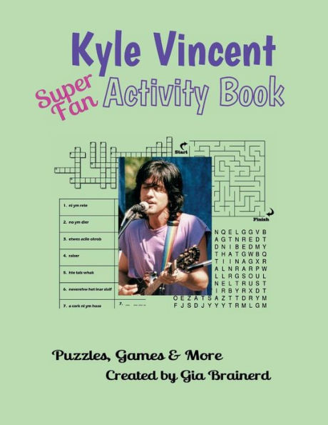 Kyle Vincent Super Fan Activity Book: Puzzles, Games & More (Super Fan Activity Books)