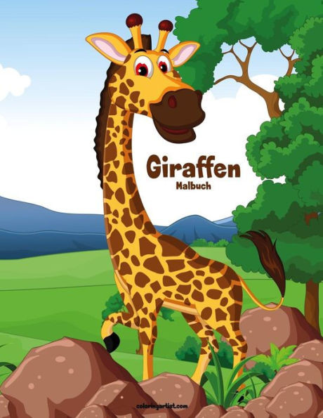 Giraffen-Malbuch 1 (German Edition)