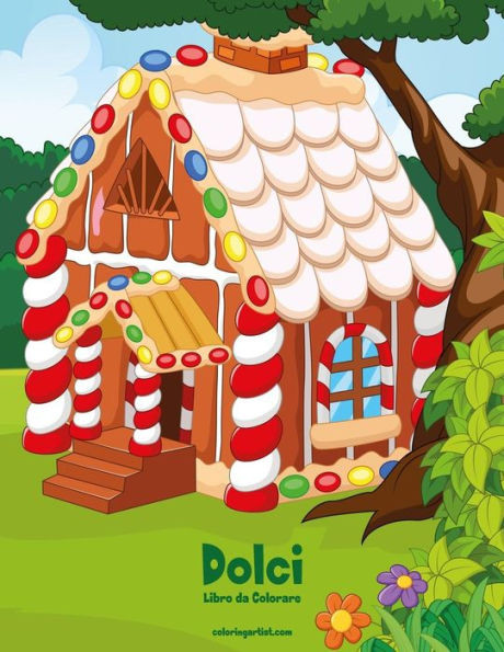 Dolci Libro da Colorare 1 (Italian Edition)