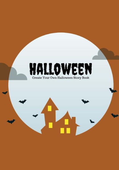Halloween: Create Your Own Halloween Story Book, 100 Pages, Zombie Brown (Halloween Gifts)