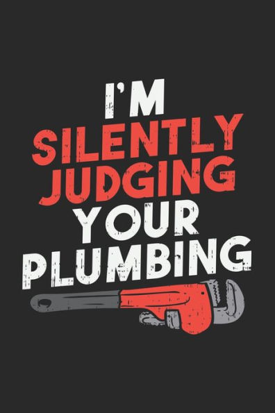 I'm Silently Judging Your Plumbing: 120 Pages I 6x9 I Graph Paper 4x4