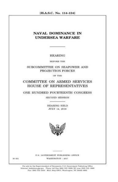 Naval Dominance In Undersea Warfare
