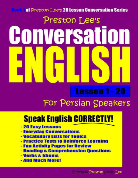Preston Lee'S Conversation English For Persian Speakers Lesson 1 - 20