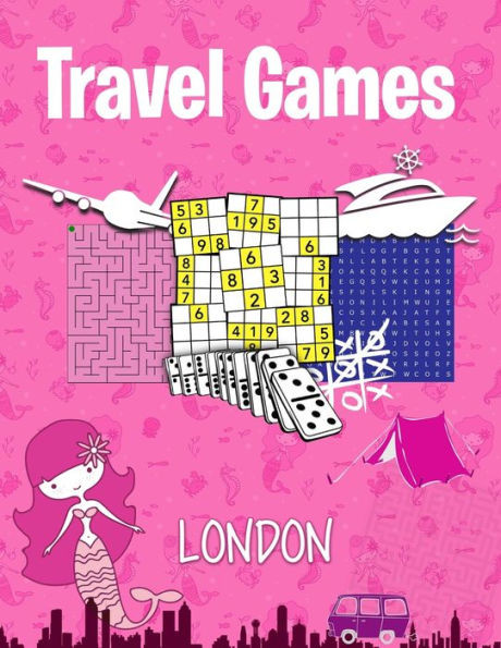 London Travel Games : Fun Travel Workbooks For Kids