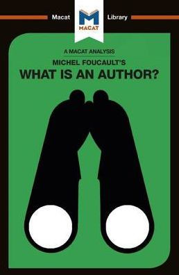 Michel Foucault'S What Is An Author?