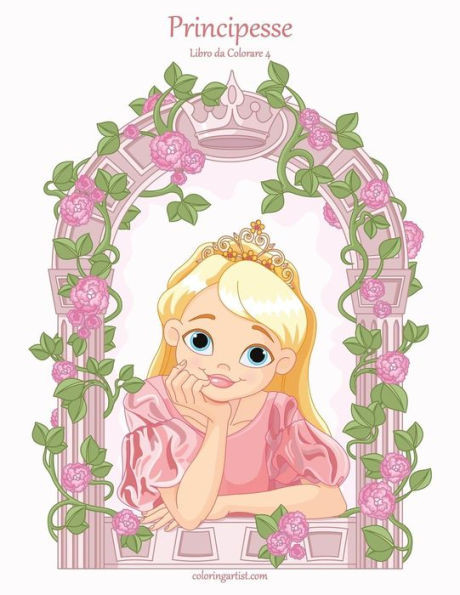 Principesse Libro Da Colorare 4