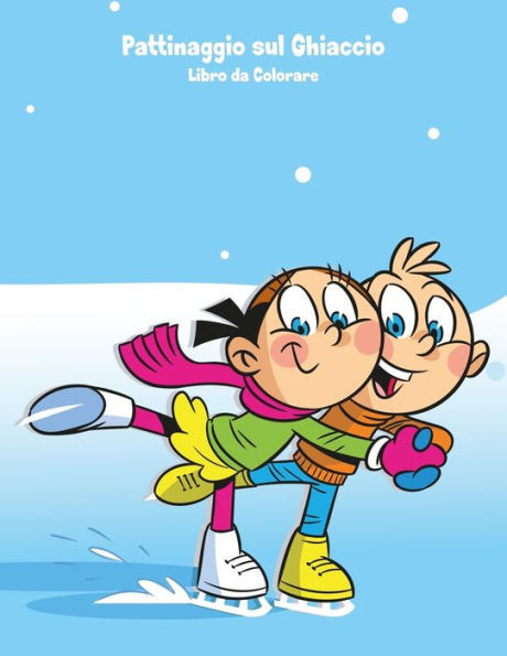 Pattinaggio Sul Ghiaccio Libro Da Colorare 1