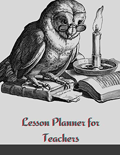 Lesson Planner for Teachers: Weekly and Monthly Teacher Planner Academic Year Lesson Plan and Record Book with Floral Cover Lesson plan books for teachers