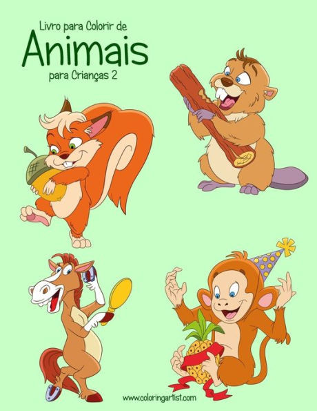 Livro Para Colorir De Animais Para Crianças 2