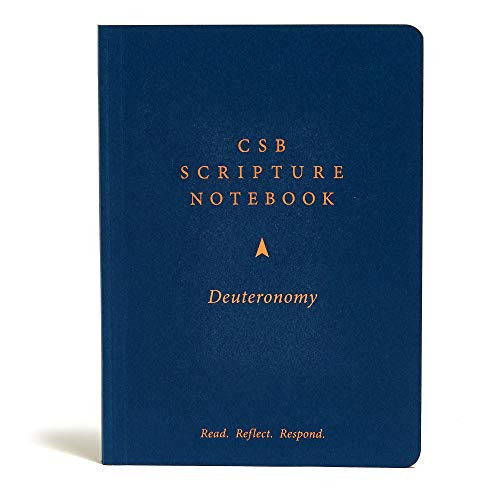 CSB Scripture Notebook, Deuteronomy: Read. Reflect. Respond.